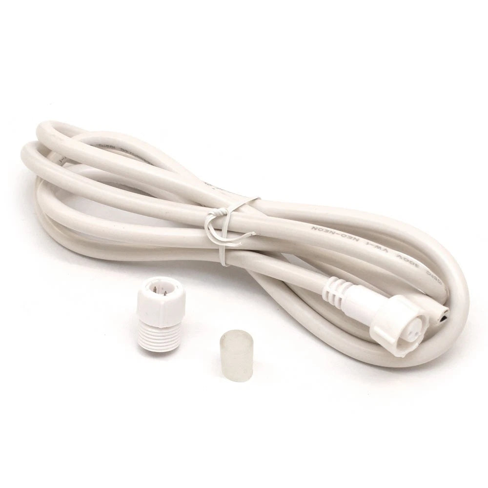 Flextec Boat Rope Light Connector 10MM-CONKIT-NP - 5Ft 2-Pin 18 AWG