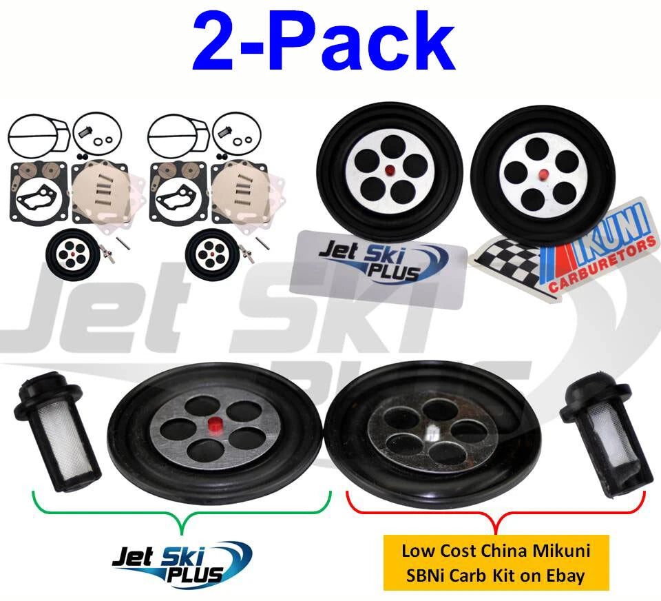SeaDoo 951 Dual Mikuni SBNI Carb Carburetor Rebuild Kit GSX GTX RX XP LRV Ltd