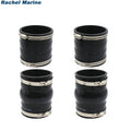 Exhaust Hose Bellows for OMC Volvo Penta 4.3/5.0/5.7L Upper Lower Rubber Coupler