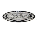 Rinker Boat Raised Emblem Decal - 60th Anniversary Silver - Black