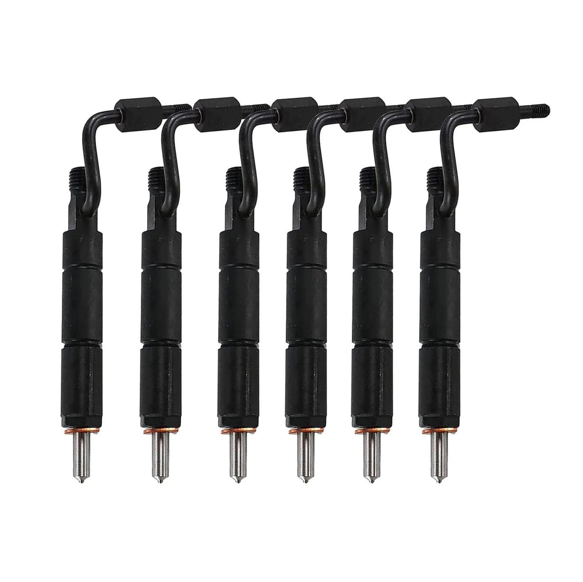 6X Fuel Injector 51-7706 for Caterpillar 3064 3066 Engine E312B E320B Excavator