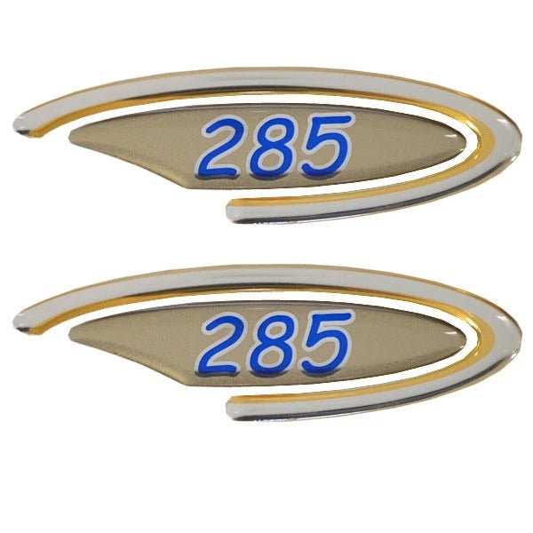 Four Winns Boat Raised Decals 055-2758 - 285 Model Gold Stickers (pair)