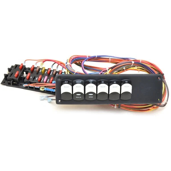 Crownline Boat Rocker Switch Panel - 215 - 235 Contura VI Black