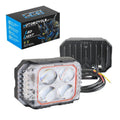 LED Motorcycle Fog Light Dual Mode White Yellow 27W Aluminum IP65 Rated