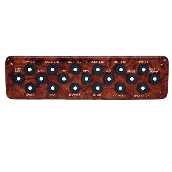 Rinker Boat Breaker Panel 45291 - 282 Captiva Woodgrain Plastic