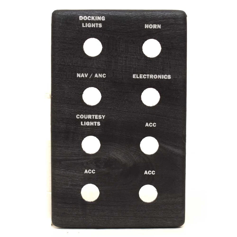 Crest Pontoon Boat Blank Switch Panel 175498 - 6 1/2 X 4 Inch