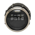 Faria Boat OMC Systems Check Gauge GPK112A - 2 Inch Silver Black