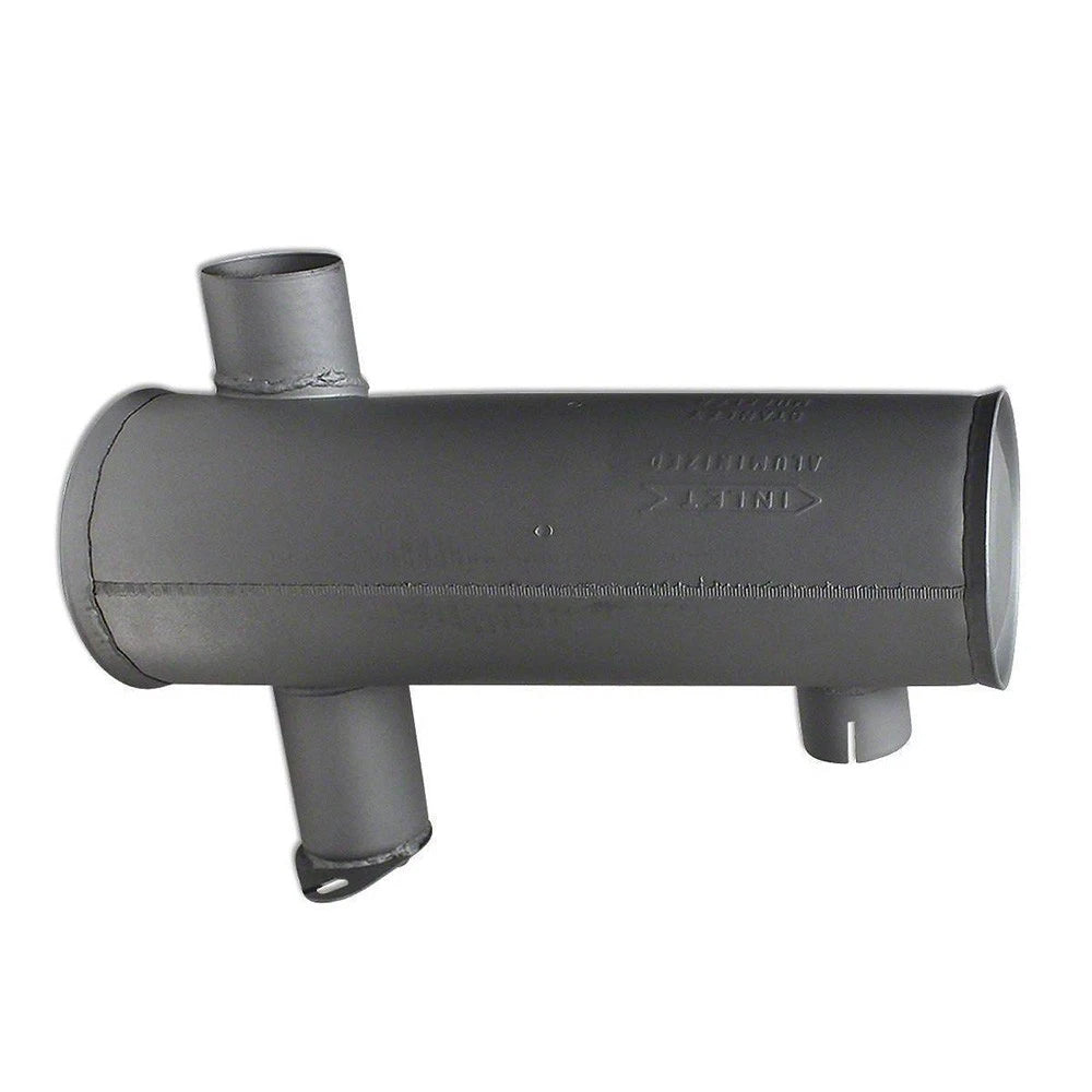 70243283 Horizontal Round Body Muffler Fits Allis Chalmers AC Tractor Model 190