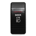 Carling Boat Rocker Switch Cover - Actuator Dock Lights Black