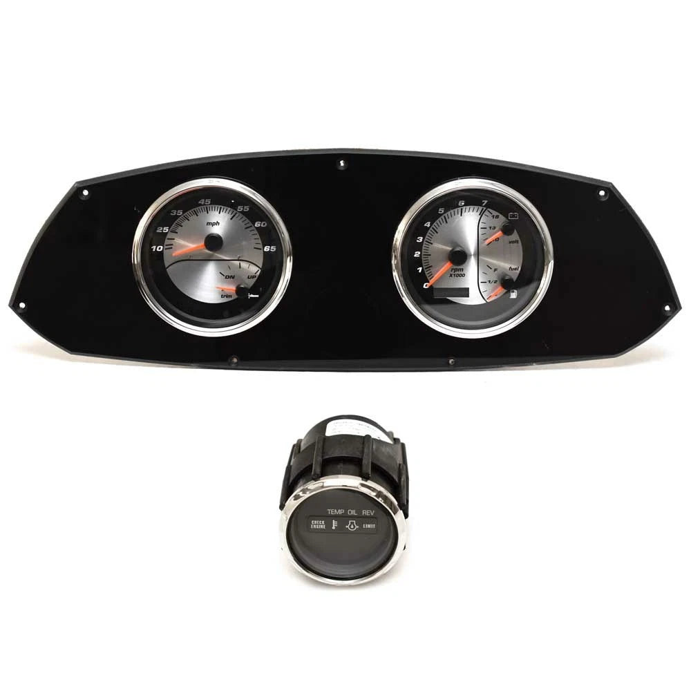 Rinker Boat Gauge Panel 5760005 - BRP - Suzuki Faria Black Acrylic
