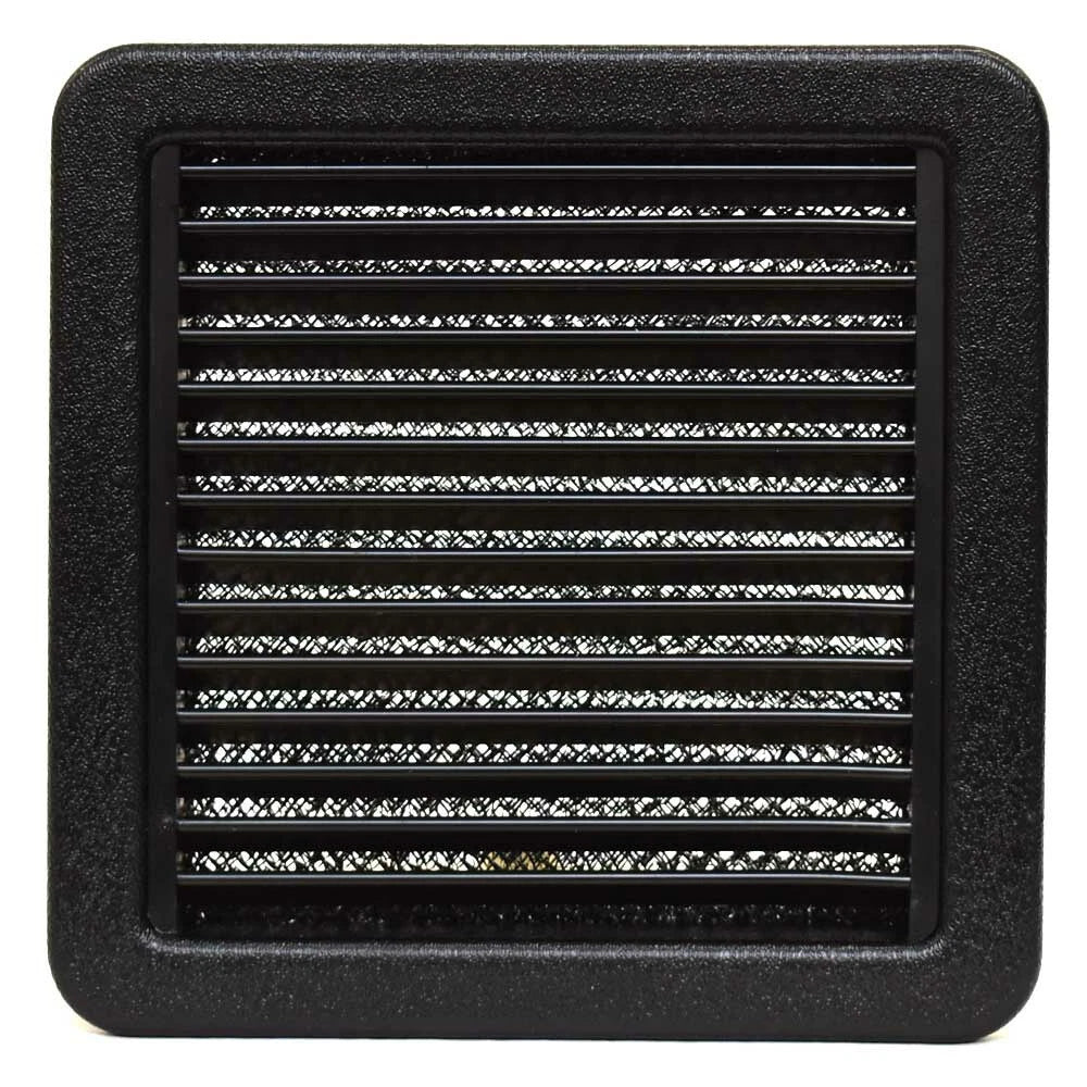 MSI Boat Air Return Vent Grille PG8X8BKRF - 8 X 8 Inch Black