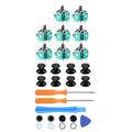Analog Thumbstick Replacement Kit for Xbox One Controllers with 8 Sticks & Tools