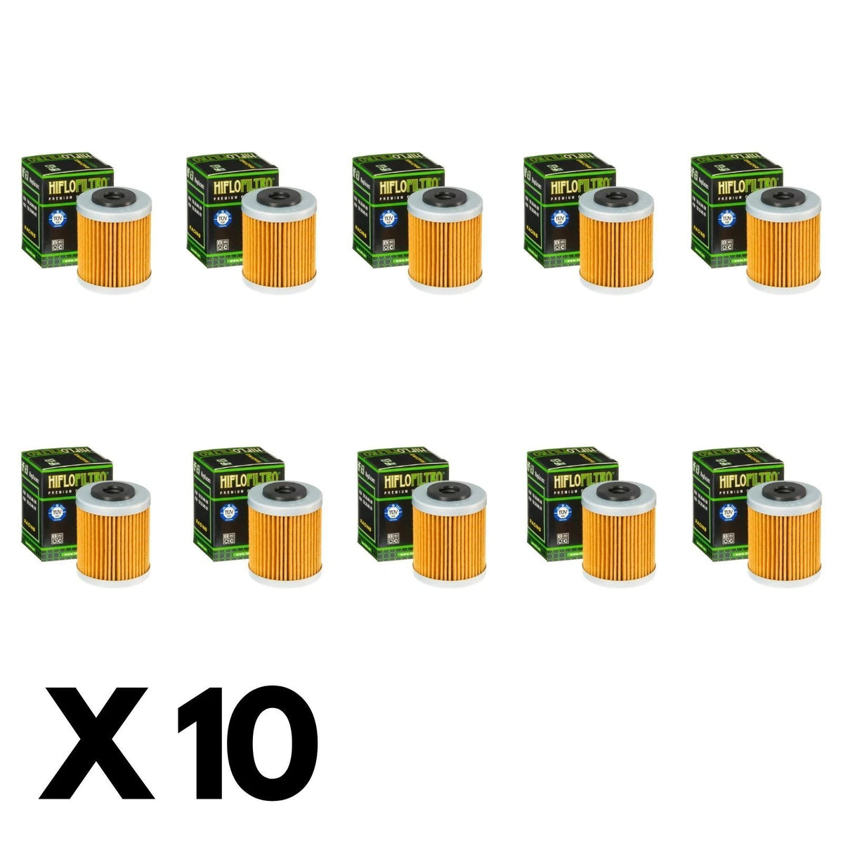 10 Pack Hiflo Oil Filter for KTM 690 Duke R 2012-2017