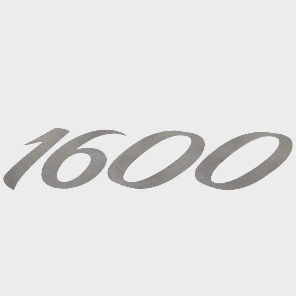 Lund Boat Brand Decal 2095530 - 1600 Silver 7 1/8 X 1 3/8 Inch