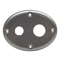 Stratos Boat Blank Ignition Panel 7KE442 - 5 X 3 7/8 Inch Silver