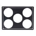 Mako Boat Blank Gauge Panel - Black Plastic