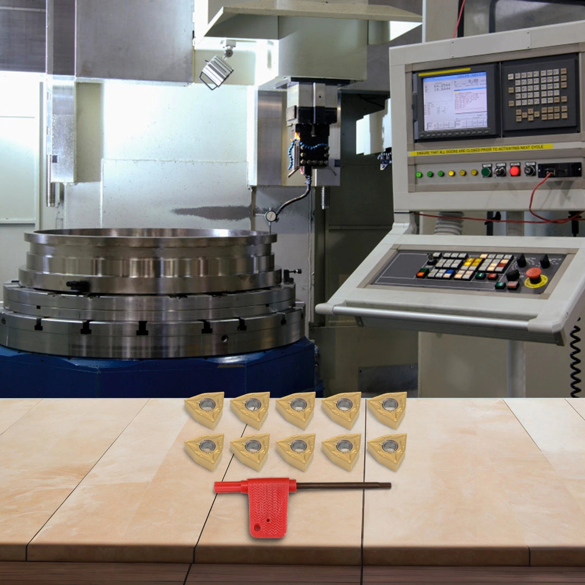 WNMg080404 Efficient Cutting Tool Holder Inserts Made from Carbide 10pcs