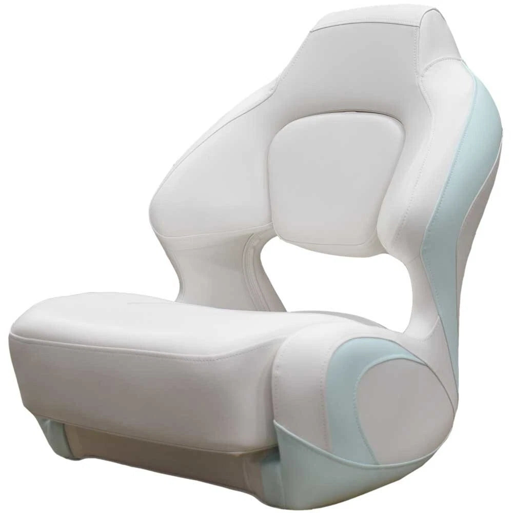 Chaparral Boat Captains Helm Seat 31.00750 - H2O White Seafoam Green