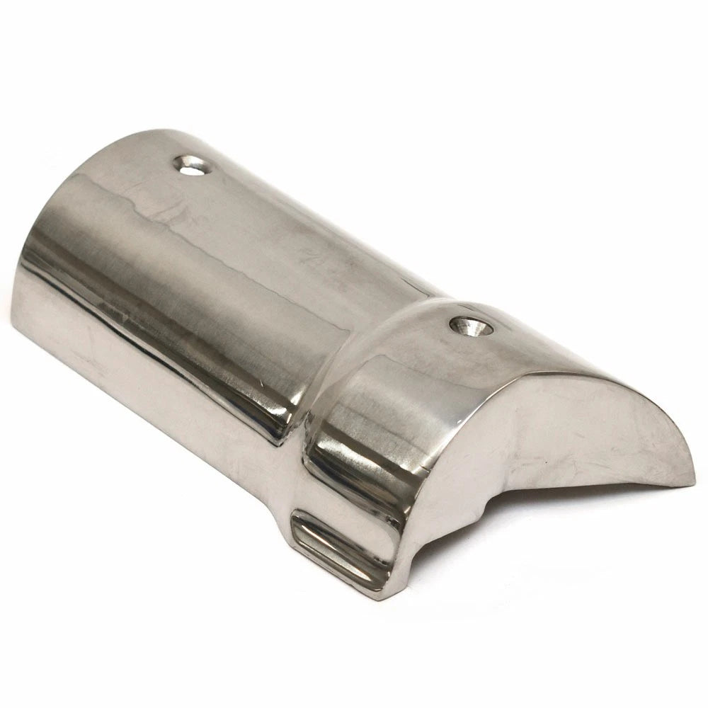2018 HCB 42 Yachts Boat Rub Rail End Cap HS26060582 - Stainless Steel