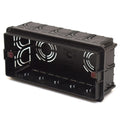 Vimar Boat 5 Module Flush Mount Box V71305.AU - Black Plastic