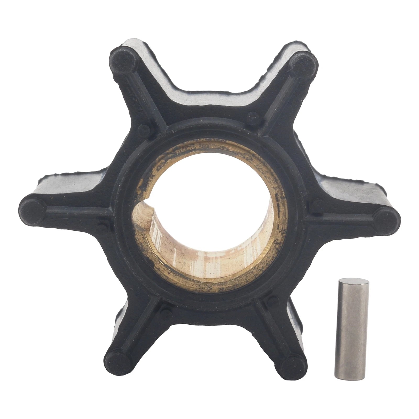 BRP WATER PUMP IMPELLER WITH PIN 9.9HP 15HP Johnson Evinrude 2 Stroke Outboard