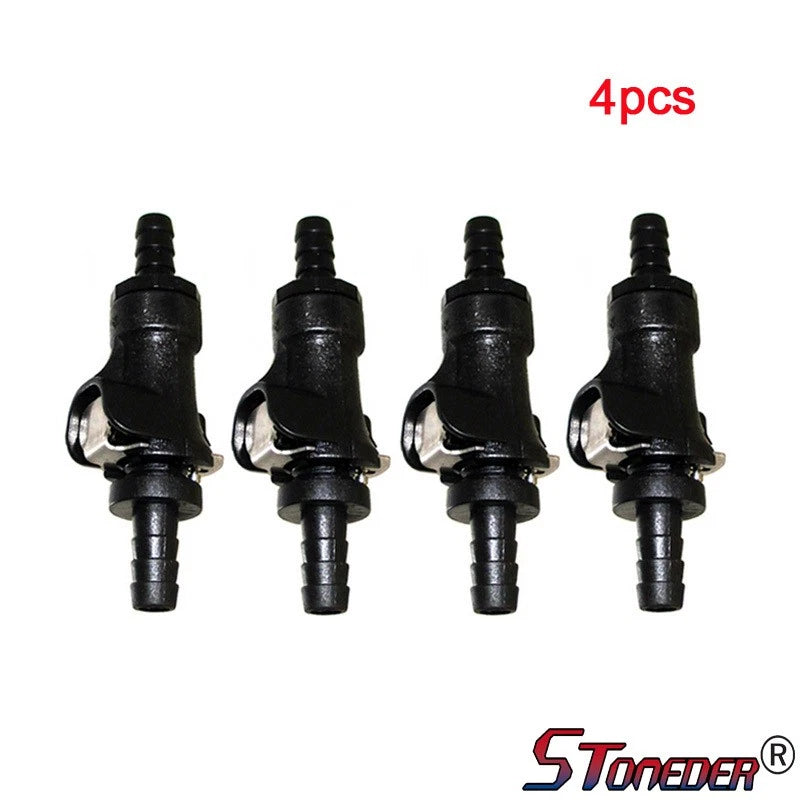 STONEDER Pit Bike Fuel Gas Line Quick Connect Disconnect Single Shut Off 5/16