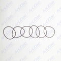 6Pcs Repl Johnson Evinrude 75-200HP Cylinder Head O-Ring 505-55 0335523