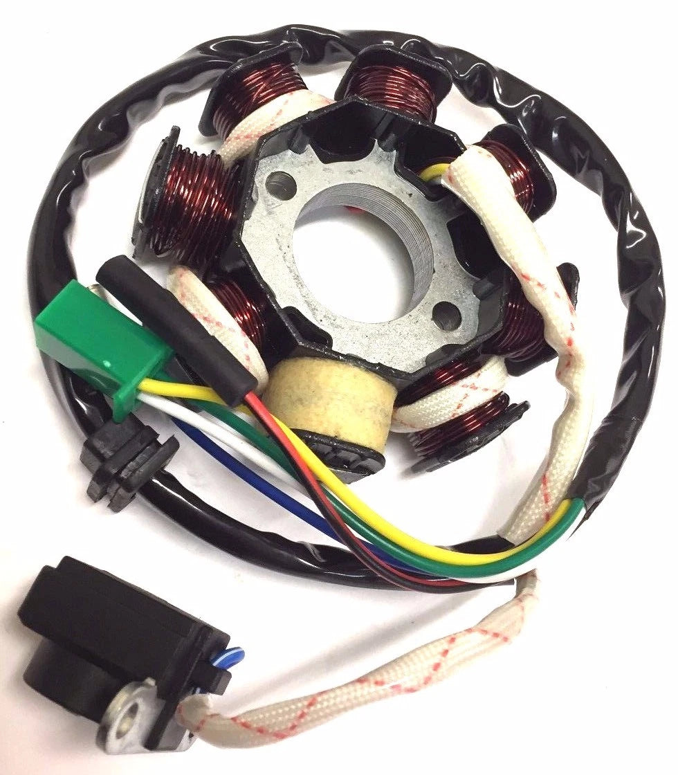MAGNETO STATOR 8 COIL POLE GY6 125CC 150CC ATV GO KART REDCAT JACKEL XTREME