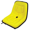 Universal Yellow High Back Seat for Compact Tractors Mowers LGS100YL
