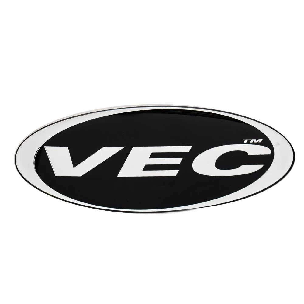 Carver Boat Logo Decal 8154097 - VEC 6 3/4 X 2 1/2 Inch Black Silver