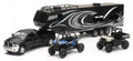 NEWRAY DIE CAST MODEL PICK UP HAULER, POLARIS SIDE BY SIDE VEHICLES, SCALE 1:32