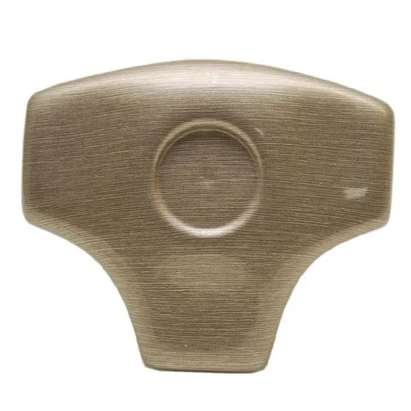 Crestliner Boat Steering Wheel Center Panel C-1781 - Pewter Plastic
