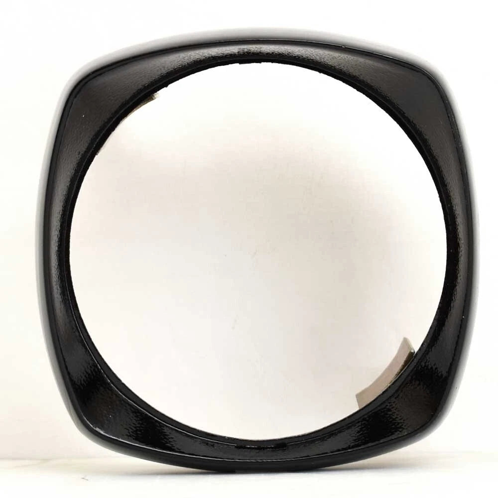Boat Blank Gauge Bezel - Black Aluminum 3 1/2 Inch