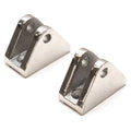 Boat Bimini Hinges - 3/8 Inch Width Stainless Steel (pair)