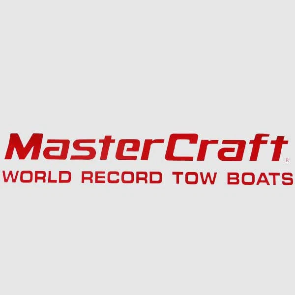 MasterCraft Boat Decal 758234 - World Record Regal Red Sticker