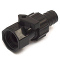 Tracker Boat Shutoff Valve 161950 - 1 X 3/4 Inch Black Plastic