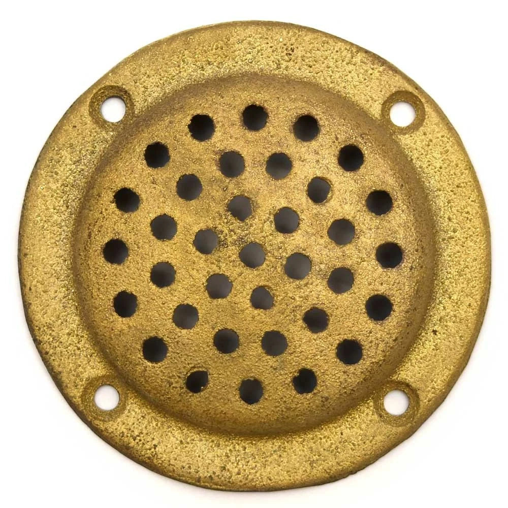 Marine East Boat Thru Hull Strainer THSCRN1.00-B - 3 1/2 Inch Brass