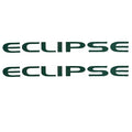 Ski Centurion Boat Decals - Eclipse Green Vinyl 12 1/4 Inch (set of 2)