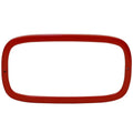 Tracker Boat Key Pad Bezel - 5 1/4 X 2 3/4 Inch Red Aluminum