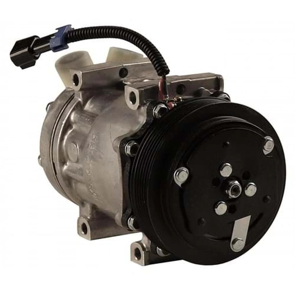 888301748 Sanden SD7H15HD Compressor, with 6 Groove Clutch - Fits Versatile