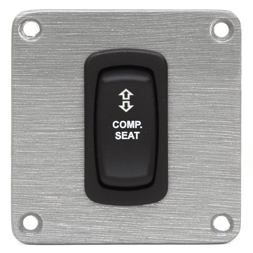 Regal Boat Companion Seat Rocker Switch Panel 999026 - Aluminum