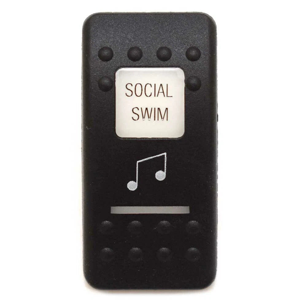 Carling Contura II Boat Rocker Switch Actuator - Social Swim Lighted
