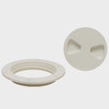 Rinker Boat Screw-Out Deck Plate 43006 - Tempress White 4 Inch