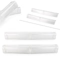 Pair Side Light Lens Covers Fit Harley Touring FLHTC Trunk Clear