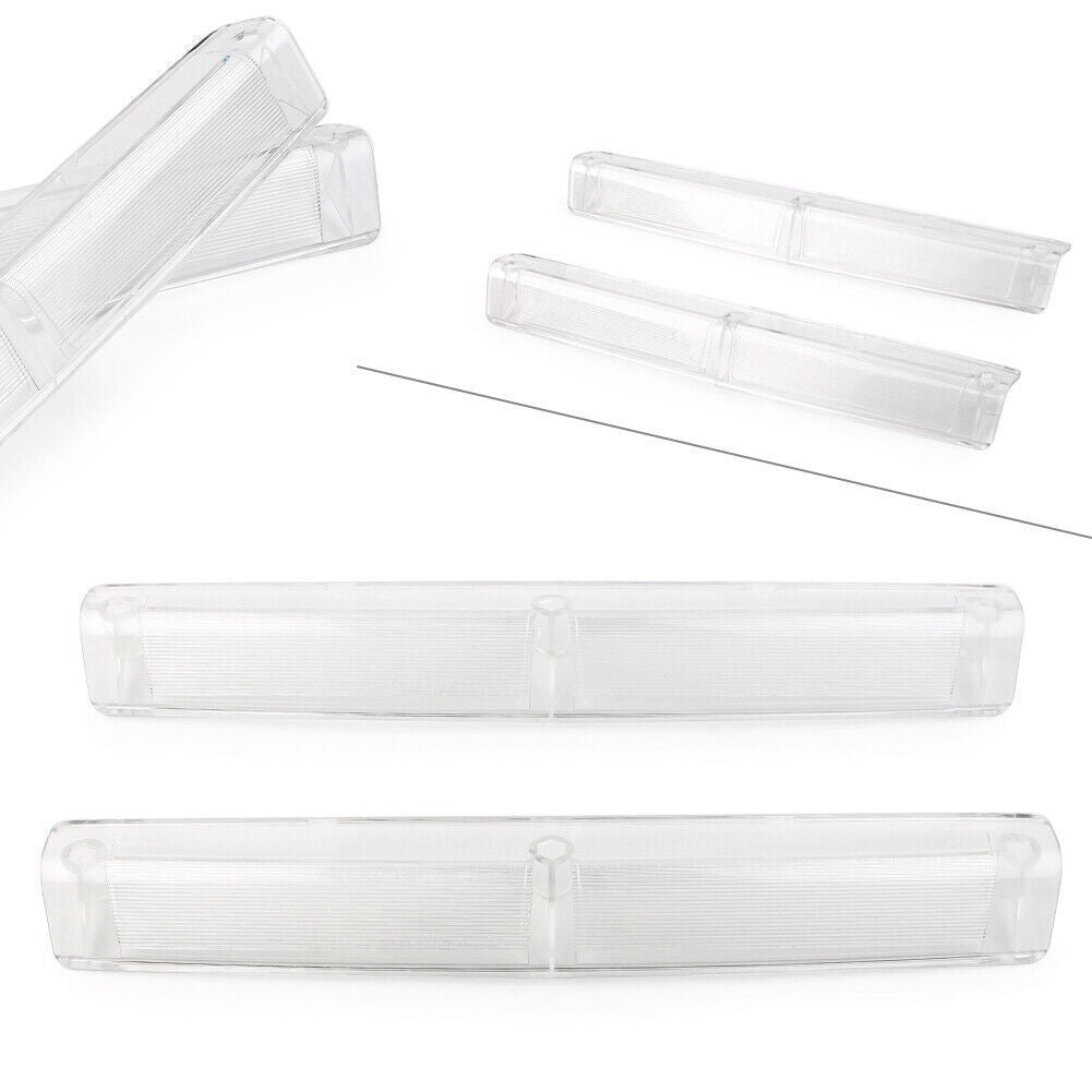 Pair Side Light Lens Covers Fit Harley Touring FLHTC Trunk Clear
