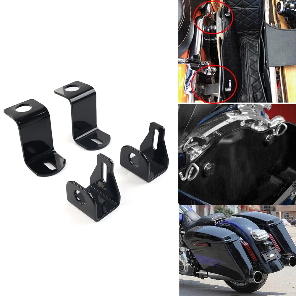 US Saddlebag Lock Mounting Kit for Harley Touring Street Electra Road 99-07