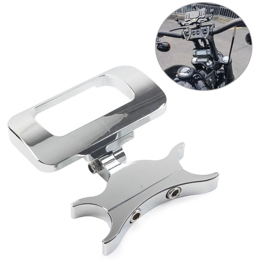 1-1/4" Handlebar Risers Gauge Mount for Harley Softail Street Bob FXBB 18-20 US