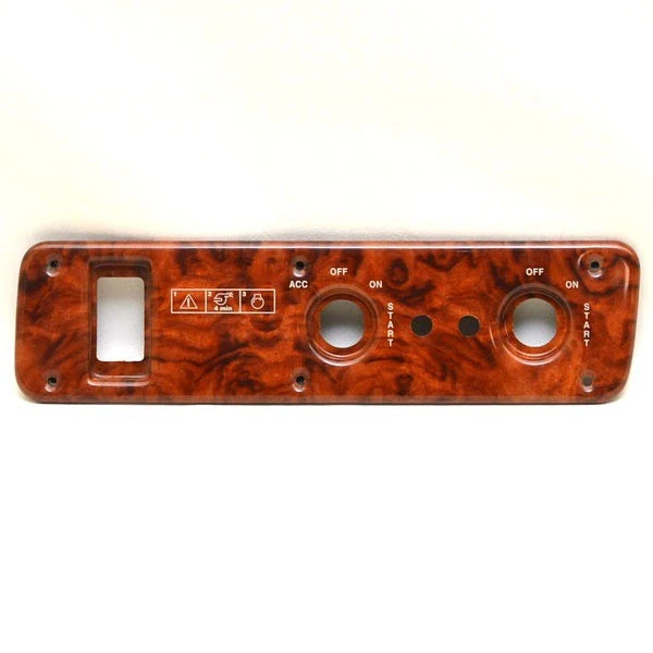 Boat Ignition Panel Blank - Rinker Faux Woodgrain 10 5/8 X 2 3/4 Inch
