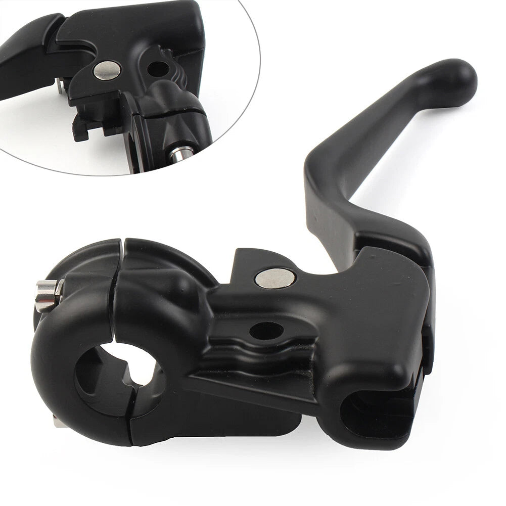 US Clutch Lever with Mount Bracket for Harley Dyna Electra Glide Softail Sportster