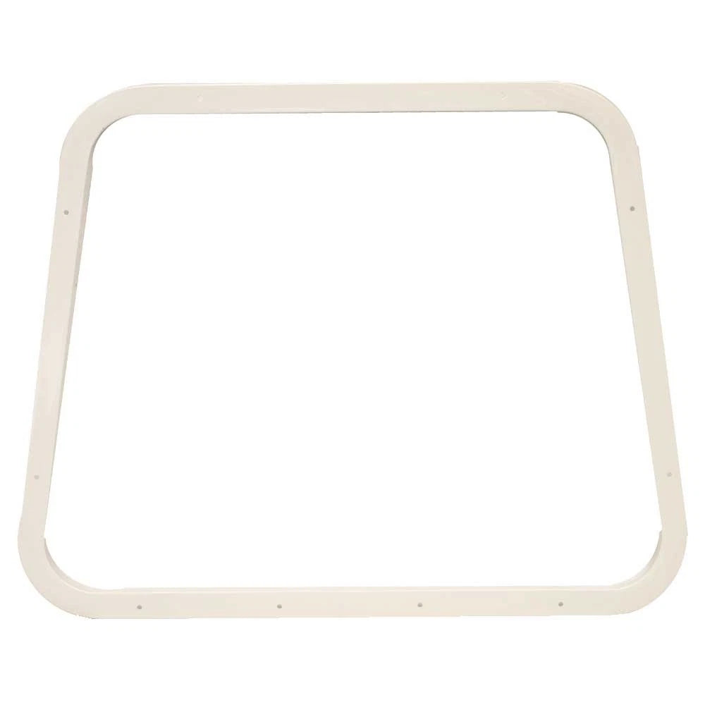 Tiara Boat Trim Ring - 23 1/2 X 18 3/4 Inch White Aluminum